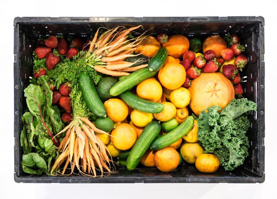 Verduras y frutas frescas